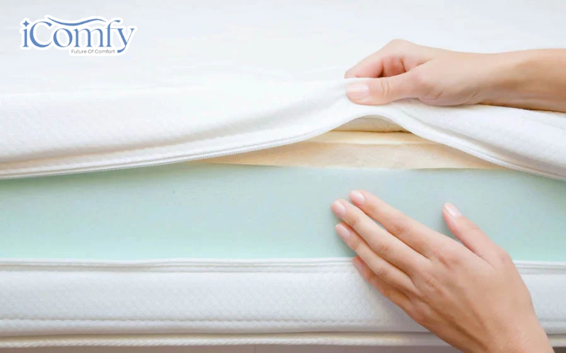 So sánh Rebonded foam với HR foam loại nào tốt hơn? 3 Memory foam là vật liệu có thời gian trở lại hình dáng ban đầu khá lâu