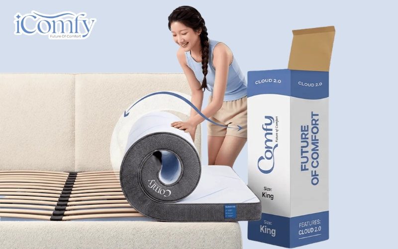 So sánh Rebonded foam với HR foam loại nào tốt hơn? 4 Nệm Rebonded foam có khả năng chịu lực không cao