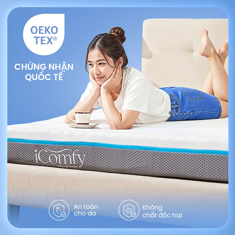 Mách bạn 13 cách bảo quản nệm foam hiệu quả tại nhà 10 Chứng nhận tiêu chuẩn quốc tế về an toàn sức khỏe