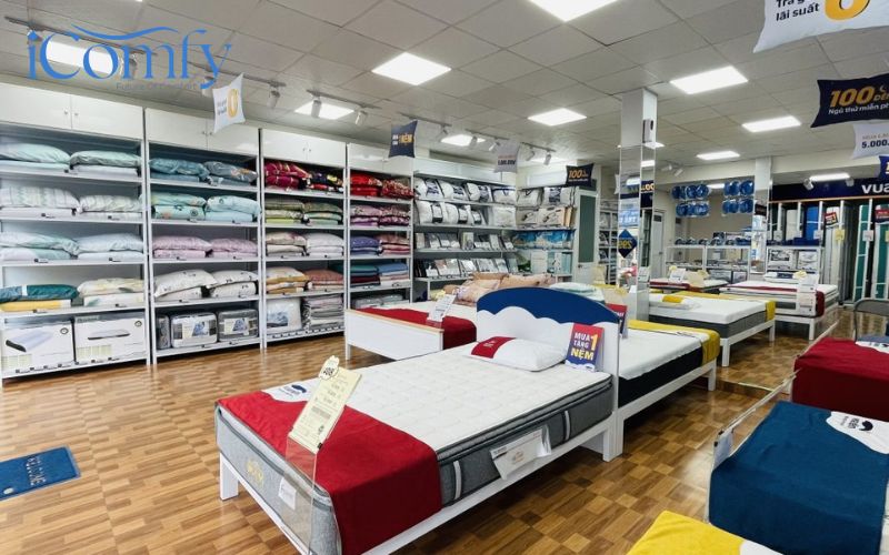 Mua nệm gel foam và memory foam chính hãng tại iComfy