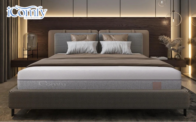 So sánh nệm gel foam và memory foam? Nên chọn nệm nào tốt hơn? 6 iComfy Lux 3.0
