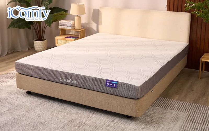 So sánh nệm gel foam và memory foam? Nên chọn nệm nào tốt hơn? 9 Goodnight Massage 2.0 (Hachi)