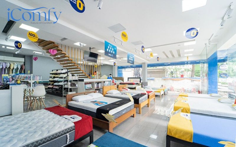 Nên chọn nệm memory foam hay nệm cao su? 12 Mua nệm foam và nệm cao su tại hệ thống phân phối uy tín để đảm bảo chất lượng