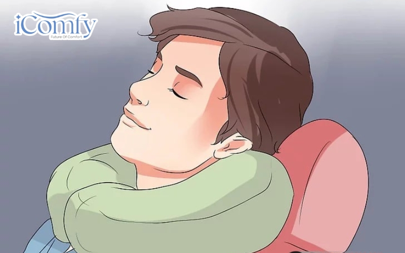 Nhờ có điểm tựa vững chắc ở vùng cằm và cổ, cột sống cổ được duy trì ở tư thế tự nhiên hơn