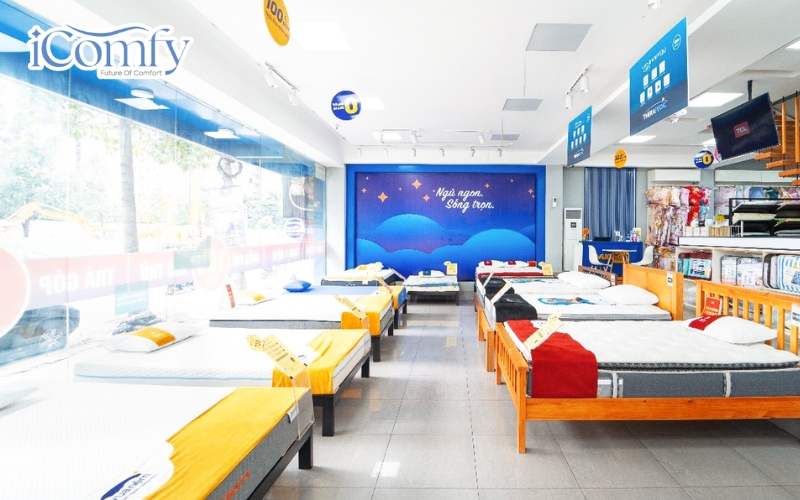 TOP 5 mẫu nệm cho homestay chất lượng, giá tốt 12 iComfy hiện là một trong những thương hiệu được nhiều homestay lựa chọn