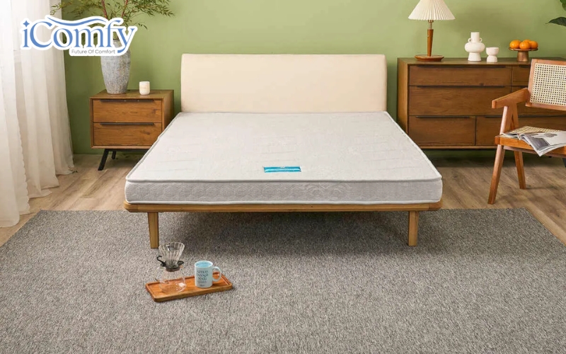 Cẩm nang chọn độ cứng nệm chuẩn y khoa giúp bảo vệ cột sống 4 Nệm bông ép