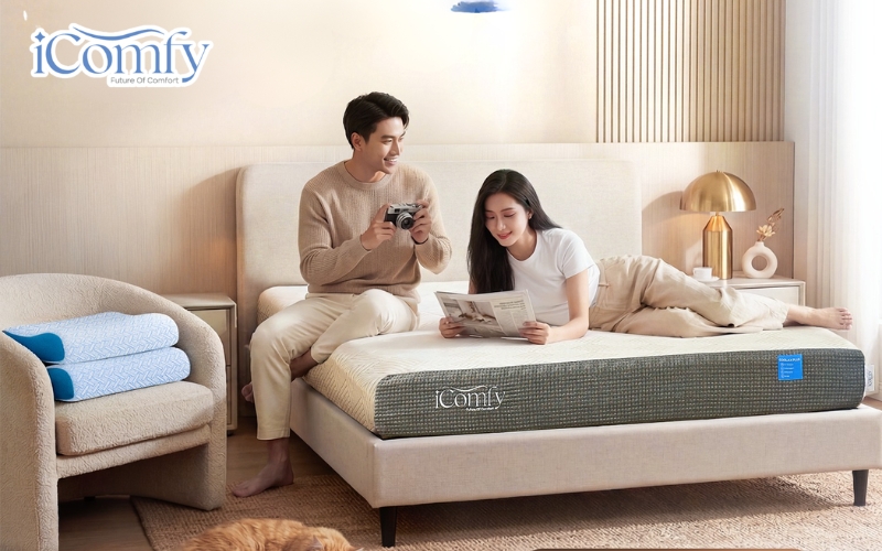 Số lượng người cùng nằm trên nệm cũng ảnh hưởng đáng kể đến việc chọn độ dày nệm