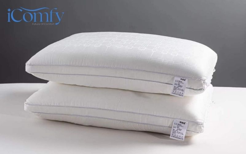 Gối Fiber có khả năng thấm hút mồ hôi tốt, thoáng mát và tạo cảm giác thoải mái khi ngủ