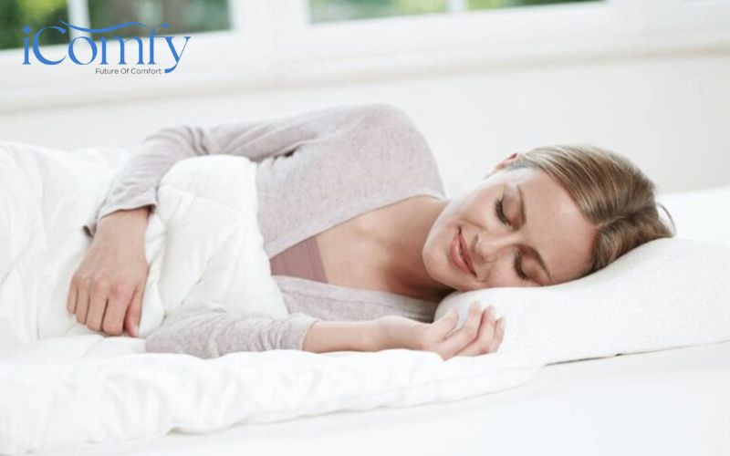 Cách chọn gối cho người nằm nghiêng tốt nhất 5 Khi chọn gối cho người ngủ nghiêng nên chú ý chất liệu gối có tính đàn hồi tốt