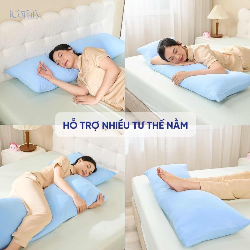 Cách chọn gối cho người nằm nghiêng tốt nhất 6 Sử dụng thêm gối ôm