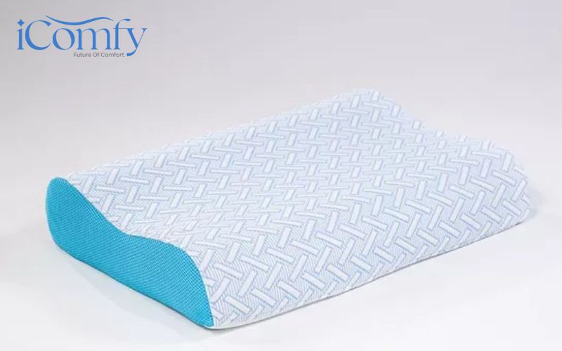 Cách chọn gối cho người nằm nghiêng tốt nhất 8 Gối foam Comfy Nami hạn chế nhức mỏi cổ vai gáy nhờ thiết kế công thái học