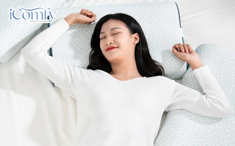 Bí quyết chọn gối cho người nằm ngửa đập tan cơn nhức mỏi 8 Aeroflow iCool