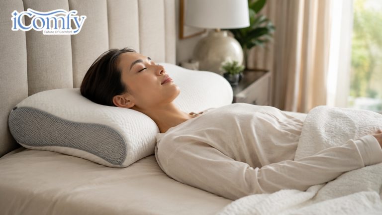 Bí quyết chọn gối cho người nằm ngửa đập tan cơn nhức mỏi