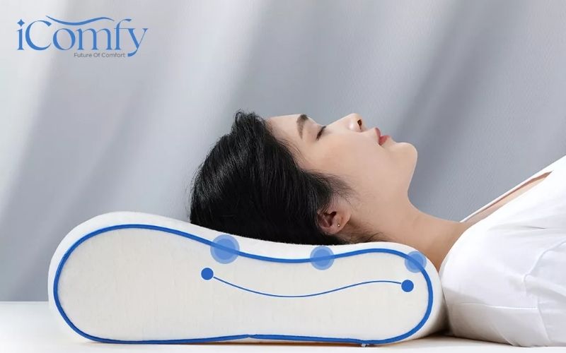 Hướng dẫn cách lựa chọn gối công thái học chuẩn nhất 10 Gối foam Comfy Sofy thiết kế vừa tinh tế vừa thực tế