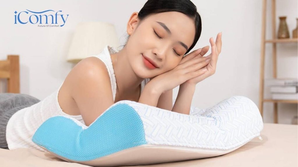 gối memory foam công thái học comfy nami