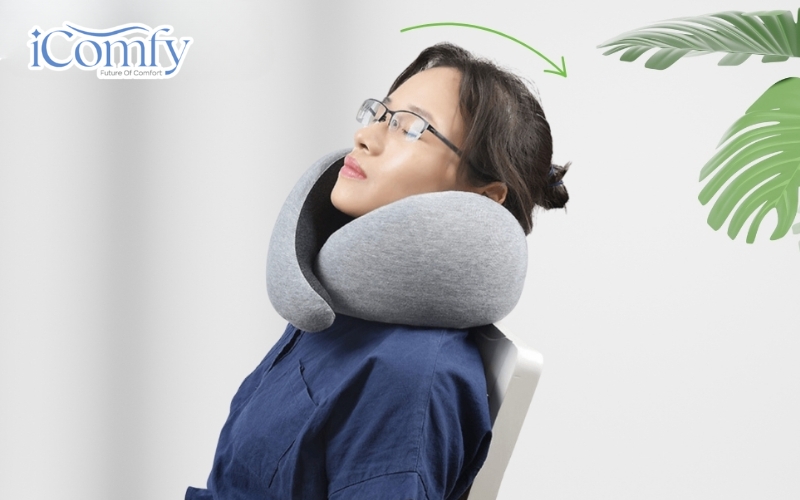 Gối kê cổ dùng để kê đỡ phần cổ cho người dùng