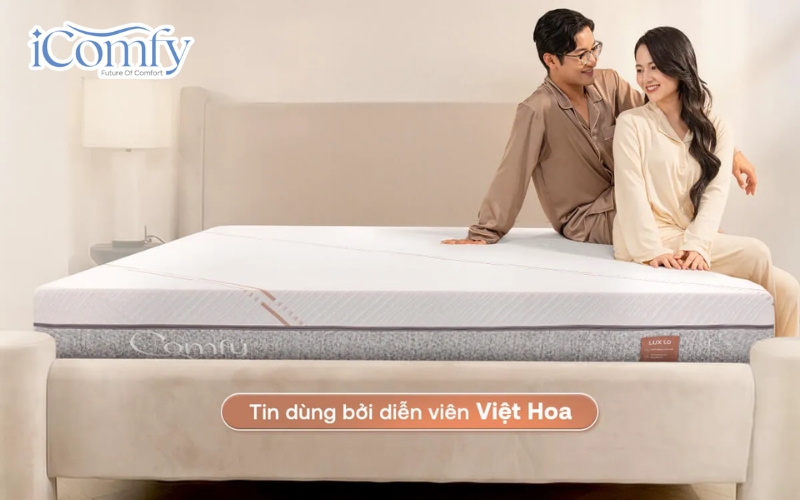 Cẩm nang mua nệm cho chung cư - TOP 12 mẫu nệm chất lượng, uy tín 17 Các sản phẩm iComfy được ứng dụng nhiều công nghệ