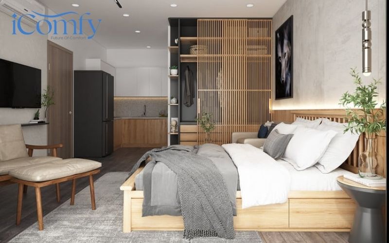Gợi ý cách chọn mua nệm cho chung cư phù hợp, chất lượng 4 Lựa chọn nệm cần hài hòa với thiết kế nội thất phòng ngủ