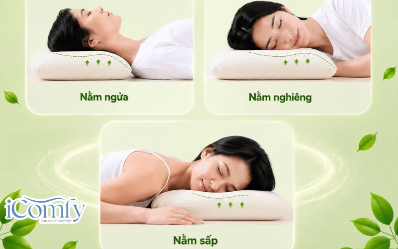 Cách nằm gối đúng cách, chuẩn y khoa giúp cải thiện giấc ngủ 9 Gummi Cookie
