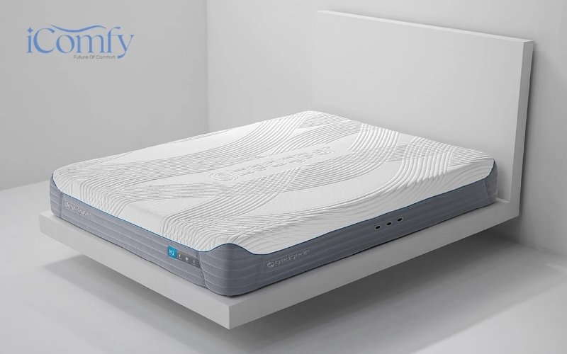 Top 9 mẫu nệm cao cấp, sang trọng cho giới nhà giàu 17 Nệm lò xo Bedgear H2 Hybrid