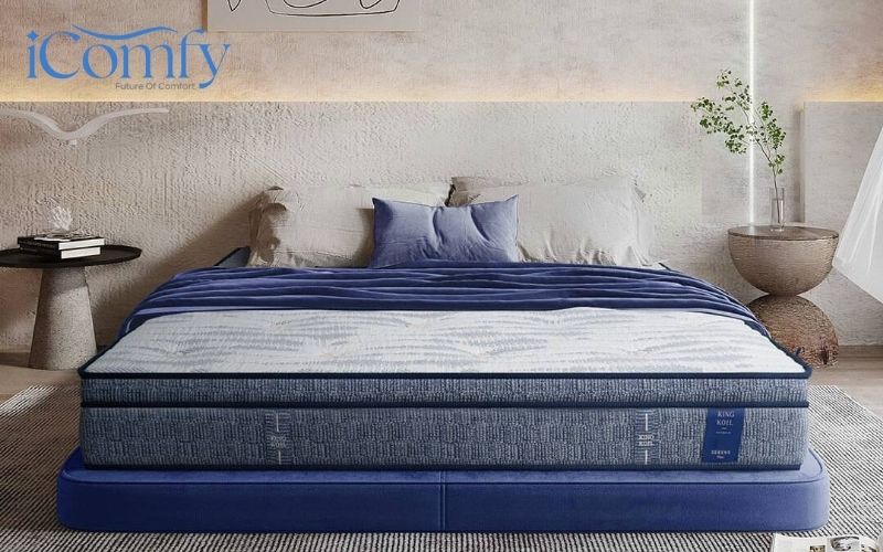 Gợi ý Top 11 nệm cao cấp, sang trọng cho giới nhà giàu 5 Nệm King Koil Serene Plus có khả năng giảm áp lực và rung lắc tốt
