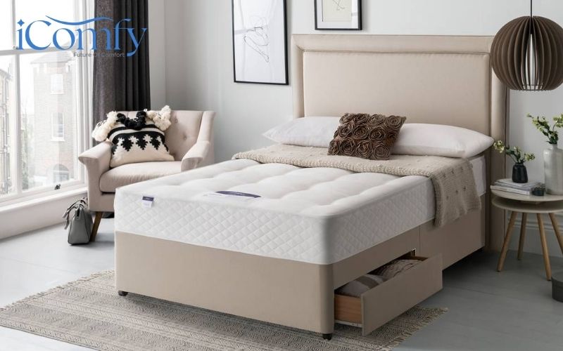 Kinh nghiệm chọn nệm cho divan chuẩn nhất 5 Trước khi mua nệm, bạn cần nắm trước kích thước căn phòng và kích thước giường ngủ để lựa chọn được kích thước nệm cho divan phù hợp