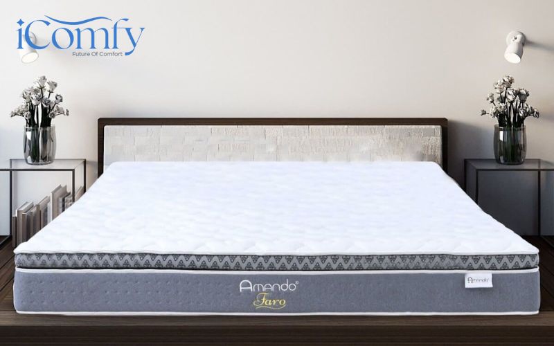 Chọn nệm cho người đau cột sống: Đâu là loại tốt? 8 Nệm lò xo 5 vùng giảm đau lưng Amando Faro