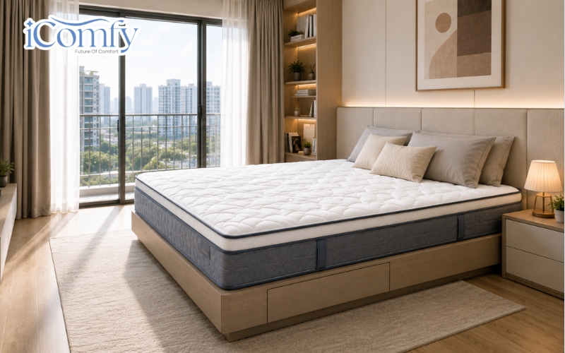 Kích thước cần tương thích với khung giường