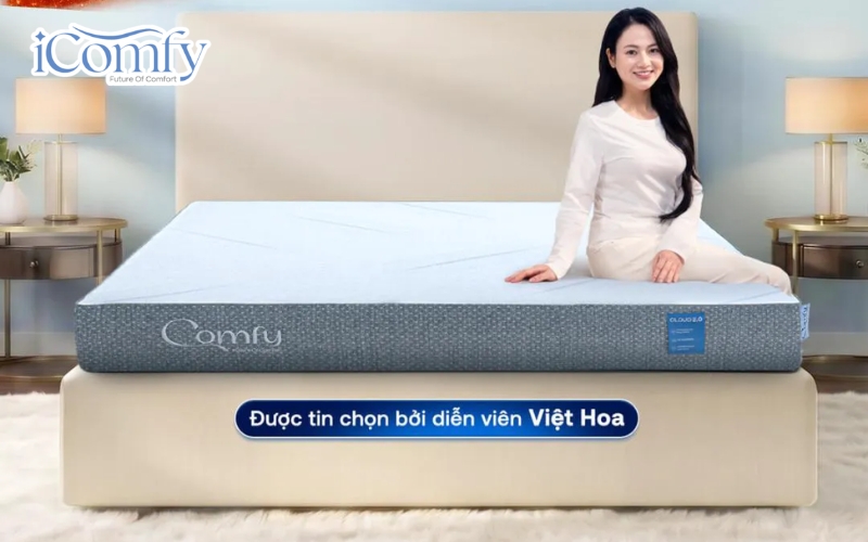 Nệm cứng là gì, có tốt cho cột sống không? Bí quyết chọn nệm chuẩn 11 Các dòng nệm iComfy như Basic, Fold, Cloud, Lux, Coolax mang đến nhiều lựa chọn về độ dày, độ cứng