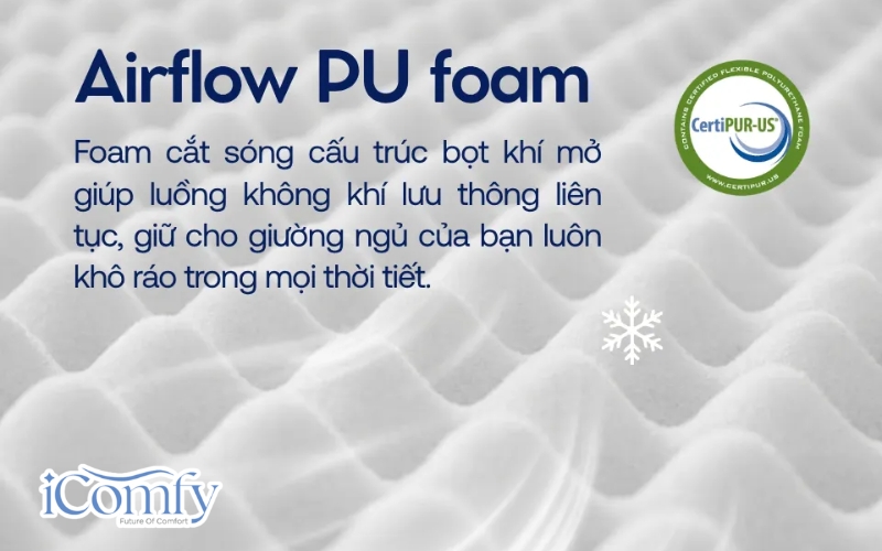 Có nên chọn nệm foam cho bé? TOP 10 mẫu nệm an toàn, chất lượng 11 CertiPUR-US® chứng nhận lõi foam không chứa kim loại nặng