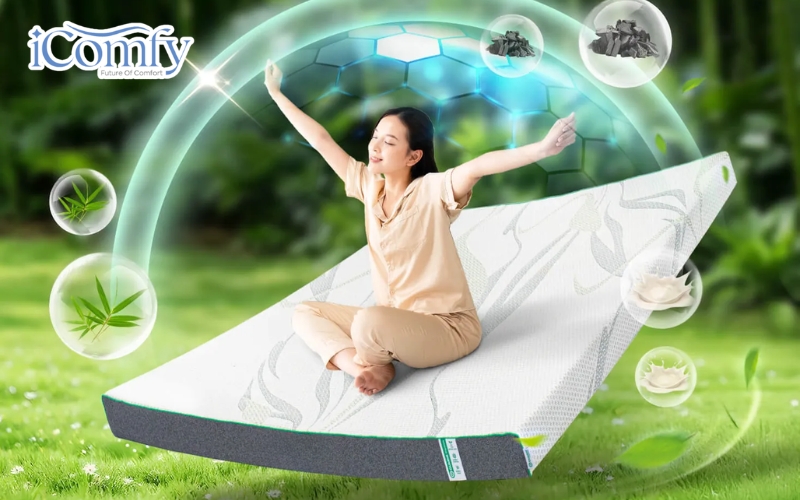 Các loại nệm foam trà xanh đều rất thân thiện với môi trường
