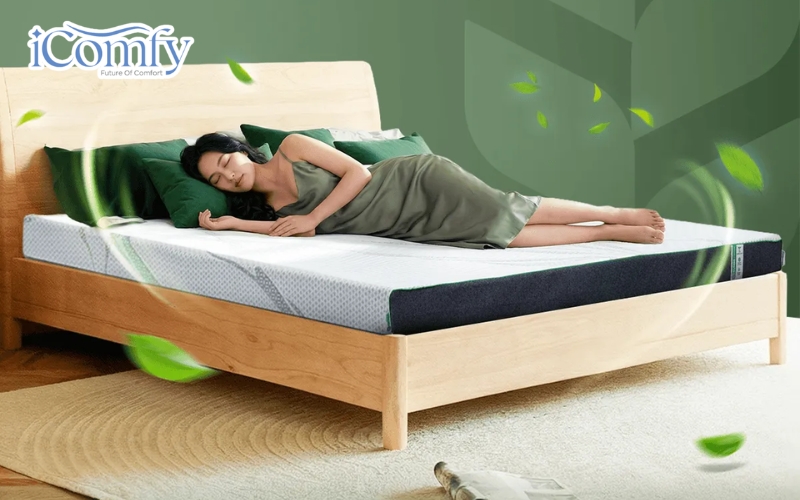 Hầu hết, các dòng nệm foam trà xanh đều được làm từ mút hoạt tính
