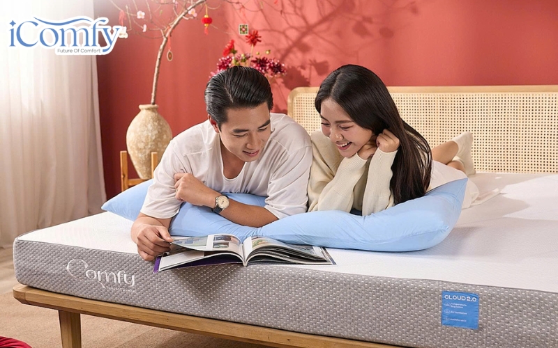 Đánh giá 10 thương hiệu nệm Việt Nam uy tín năm 2026 3 iComfy là thương hiệu nệm foam chất lượng
