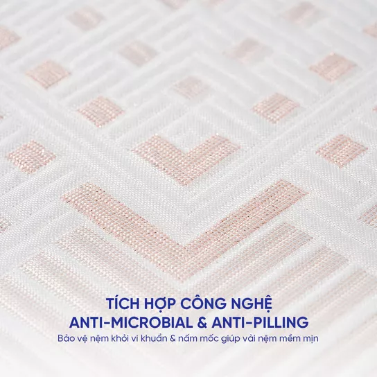 Công nghệ Anti-microbial và anti billing trong nệm Comfy Lux 3.0