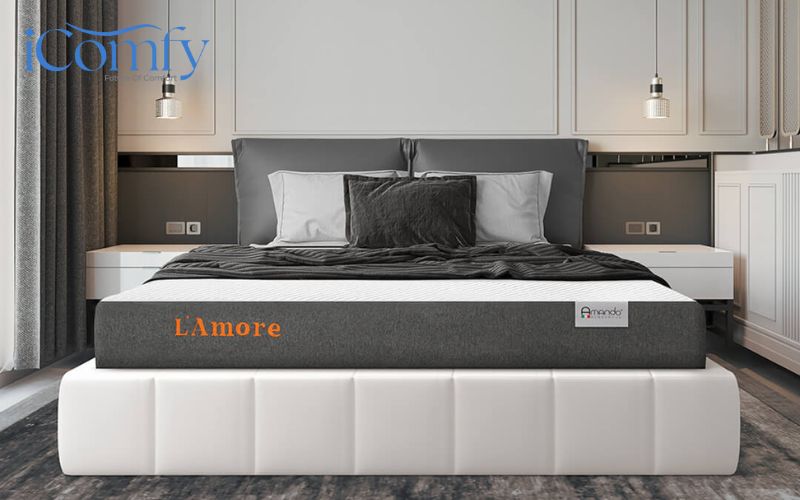 Top 4 mẫu nệm foam 1m6x2m được nhiều gia đình lựa chọn 4 Nệm foam 1m6x2m Amando LAmore
