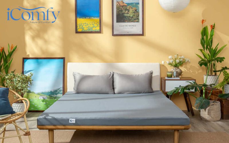 Top 4 mẫu nệm foam 1m6x2m được nhiều gia đình lựa chọn 5 Nệm foam 1m6x2m massage Goodnight Osaka