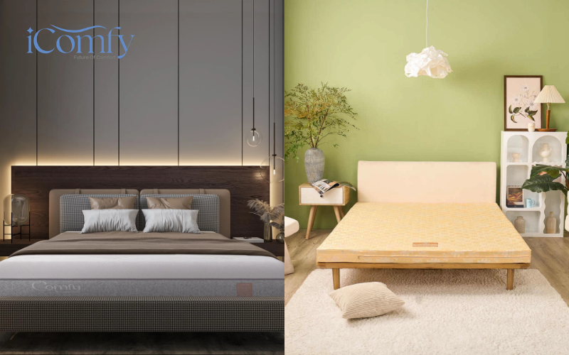 So sánh nệm foam và bông ép chi tiết