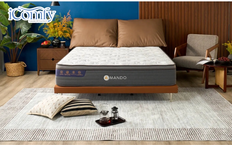 So sánh nệm foam và nệm lò xo: Lựa chọn nào tốt hơn cho sức khỏe? 8 Nệm lò xo nổi bật với độ đàn hồi tốt, khả năng nâng đỡ chắc chắn