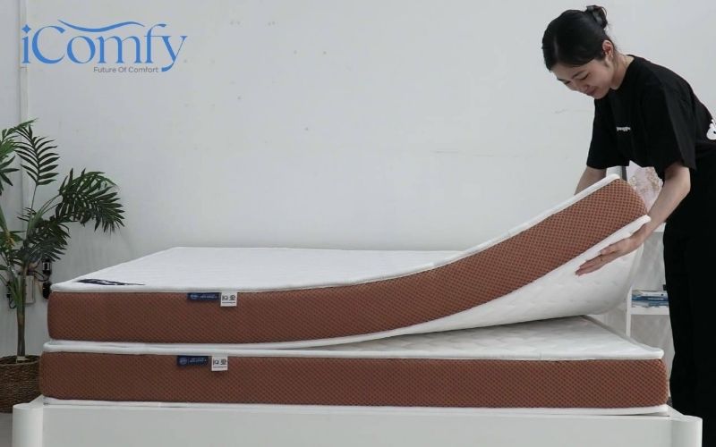 So sánh nệm foam và nệm lò xo: Lựa chọn nào tốt hơn cho sức khỏe? 7 Nệm foam có độ đàn hồi cao và khả năng hấp thụ chuyển động tốt