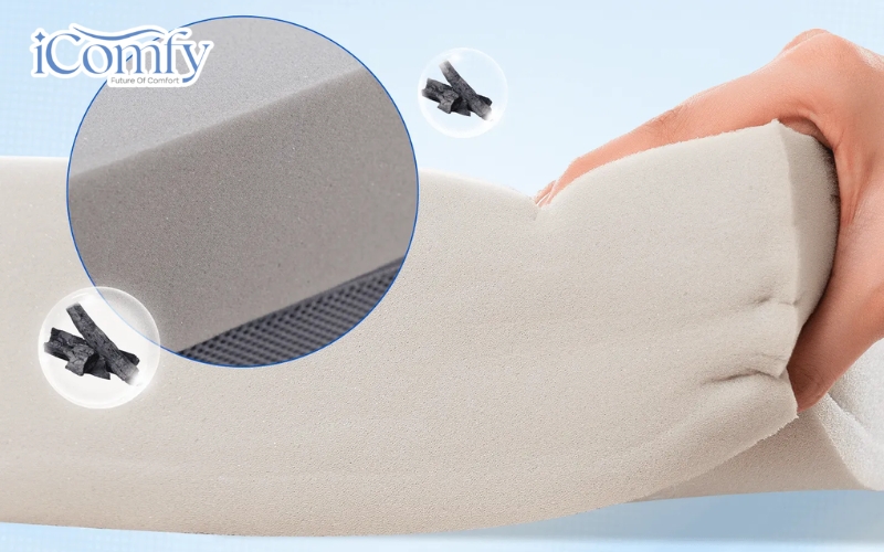 Cần lưu ý đến độ dày và độ cứng của nệm