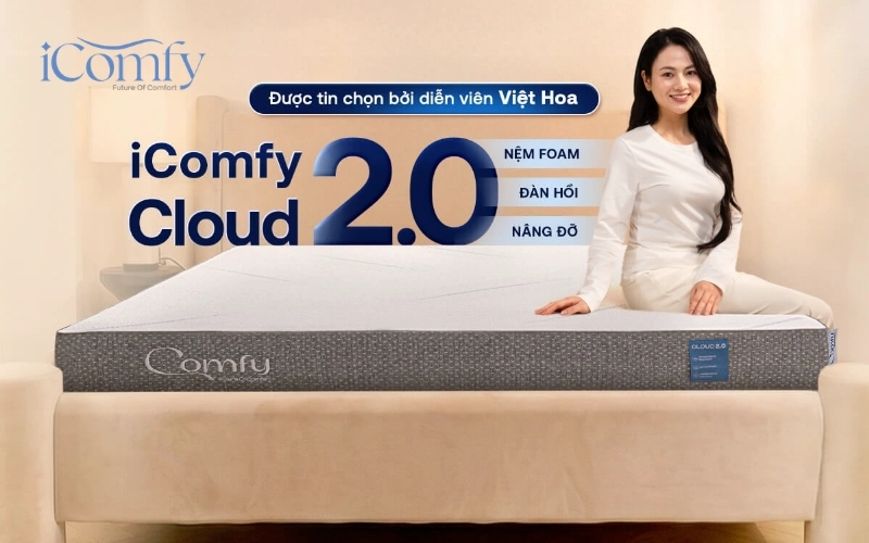 Nệm foam Comfy phù hợp với mọi lối sống hiện đại và khí hậu nhiệt đới Việt Nam