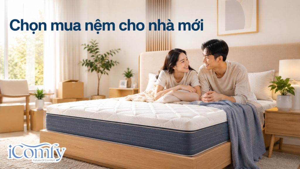 Kinh nghiệm chọn mua nệm cho nhà mới ngủ ngon, thu hút tài lộc