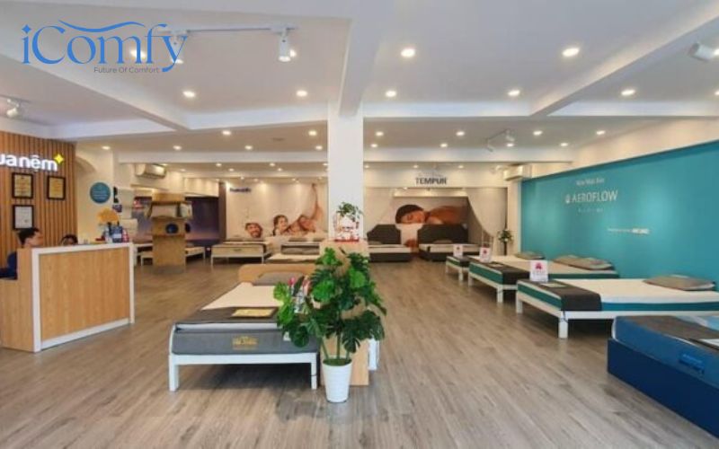 Tại sao nệm đa tầng được nhiều người yêu thích? 5 Cửa hàng Vua Nệm có vị trí để khách hàng nằm thử