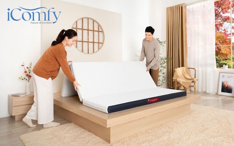 Top 7+ nệm foam dưới 10 triệu êm ái, đàn hồi tốt 10 Nệm foam Oyasumi Original 3 tấm