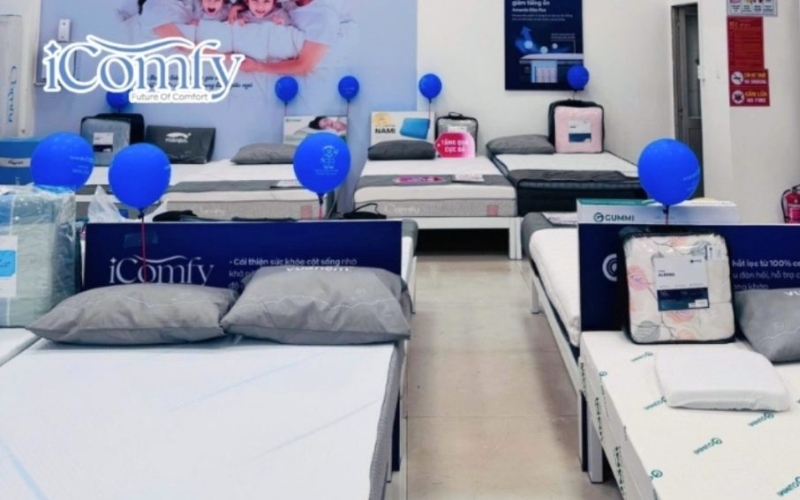 iComfy là thương hiệu nệm foam được nhiều người dùng yêu thích