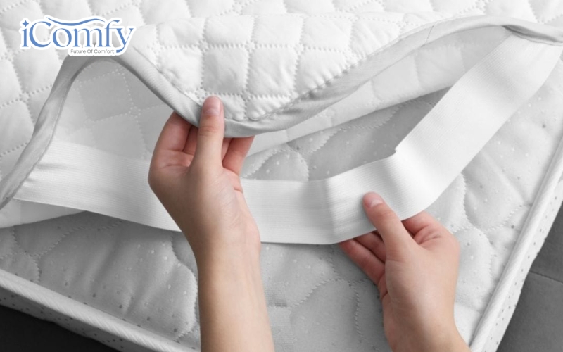 Việc xoay nệm 180 độ giúp phân bổ áp lực đồng đều trên toàn bộ bề mặt