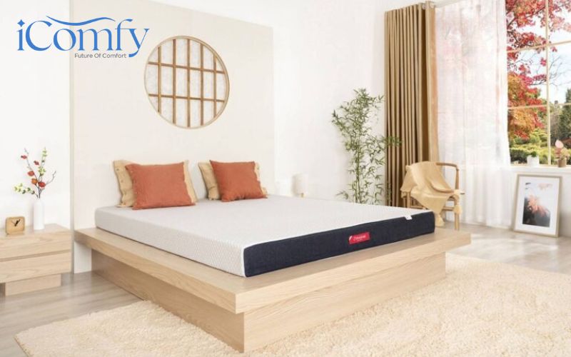 Nệm Foam Oyasumi - Thương hiệu nệm Foam cao cấp có xuất xứ từ Nhật 5 Thiết kế đơn giản nhưng không kém phần sang trọng của nệm Oyasumi Aki