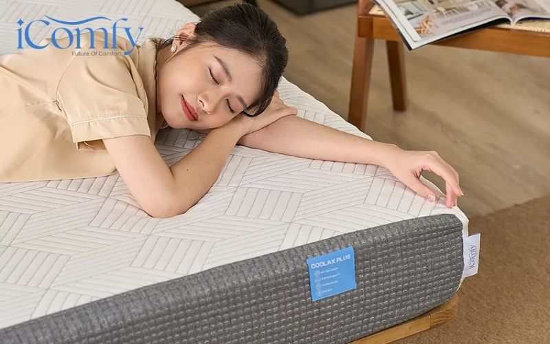 Top 7+ nệm foam tốt, êm ái và độ bền ấn tượng 10 Nệm foam iComfy Coolax Plus thoáng khí tuyệt đối
