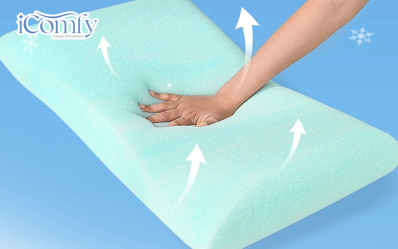 Bí quyết chọn gối cho người đau cổ ngủ ngon, giảm đau vai gáy 3 Memory Foam