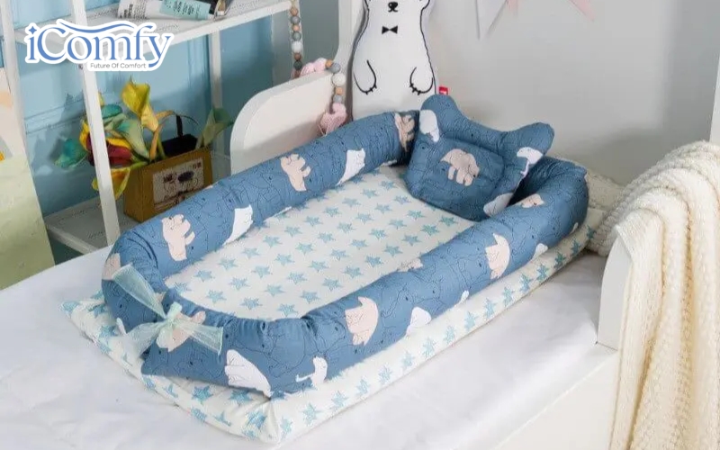 Nệm cho bé ngủ riêng cần có kích thước phù hợp